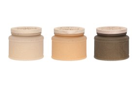 Žvakė su dangteliu POLAR, 7,2 x 6,3 cm, trys skirtingos sp., degimo laikas 15 val