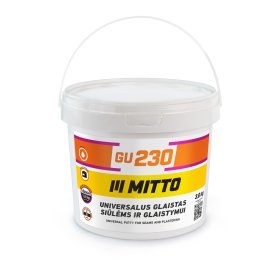 Universalus glaistas MITTO Gu230, 3,6 kg, siūlėms ir glaistymui
