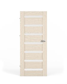 Laminuotos vidaus durys su užlaida VIVENTO PB-02, kairinės, spl. Cornwall oak, 2030x844x40 mm