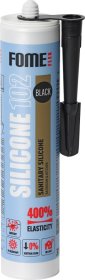 Silikoninis hermetikas FOME FLEX Silicone 102, 310 ml, juodas, sanitarinis