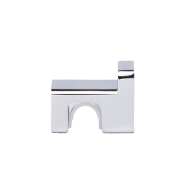 Kabliukas dušo kabinai BRASTA GLASS, tvirtinamas ant stiklo briaunos, chromo spalvos,5263662