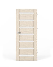 Laminuotos vidaus durys su užlaida VIVENTO PB-02, dešininės, spl. Cornwall oak, 2030x844x40 mm