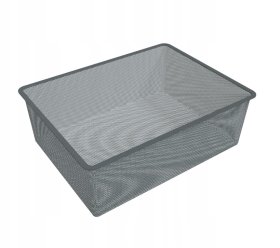 Ištraukiamas regztas krepšys INTEGRI, ARWM 185 SZ, spl. antracito, 535x410x185 mm, DMX 572821