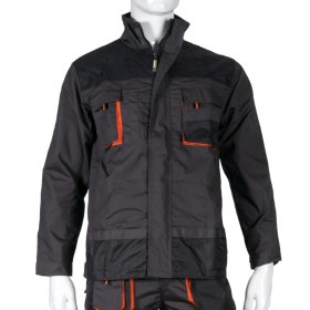 Švarkas HERVIN, 80% poliesteris, 20% medvilnė, XL dydis, juoda spalva, WH280