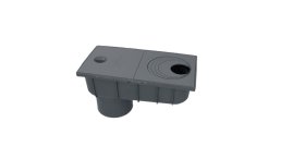 Lietaus surinkimo trapas AQUER, d50-110mm, apatinis išbėg., pilka sp.