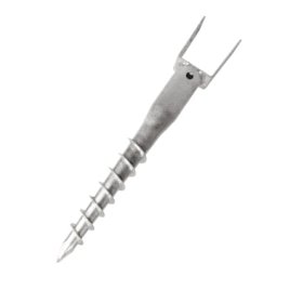 Įsukamas sraigtinis U tipo polius, 101 x 1000 x 1,8 mm, HDG