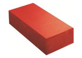  Keraminės plytos apdailai WIENERBERGER VTT 65 ,  Raudona, lygi, matmenys 250 x 120 x 65 mm vidaus darbams, 25100000