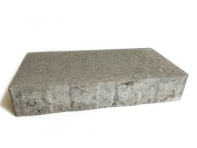 Trinkelė grindinio BRIKERS DOMINO-5, pilka, be nuožulų, matmenys 280 x 140 x 50 mm