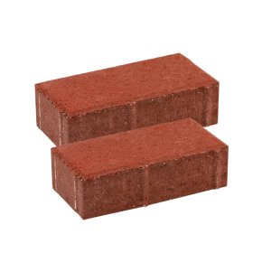 Grindinio trinkelė BRIKERS PRIZMA 5, raudona, matmenys 200 x 100 x 50 mm, 1 m² - 50 vnt.