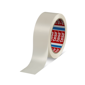 Sandarinimo juosta TESA, 38 mm x 66 m, baltos sp., vienguba, langams