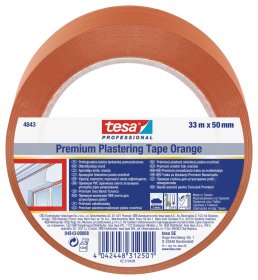 Glaistymo juosta TESA Premium, 50 mm x 33 m, apsauginė