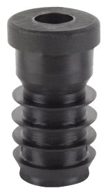 Plastikinis kaištis, apvalus, 20 mm, 4 vnt., juodos spalvos, 426828