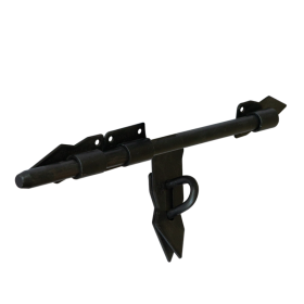 Durų skląstis DOMAX, WCW 340 C, 340 x 40 mm, juodos spalvos, 86592