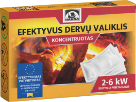 Koncentruotas dervų valiklis HANSA, 2-6 kW šildymo prietaisams, 5 pakeliai