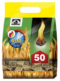 Ugnies įdegtukai HANSA, 50 vnt.