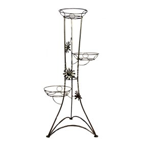Metalinis stovas gėlėms Dastal 40-0385, 96 x 40 cm., 3 vietų