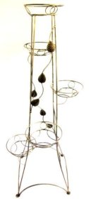 Metalinis stovas gėlėms Dastal 40-0433, 135 x 40 cm., 5 vietų