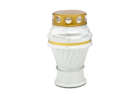 Kapų žvakė AMFORA stiklo SU-470, degimo laikas iki 24 val.