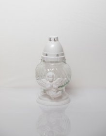 Kapų žvakė "Angeliukas", baltos sp.