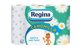 Tualetinis popierius REGINA, 3-jų sluoksnių, 12 vnt.