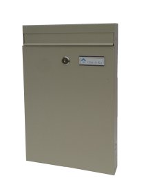 Pašto dėžutė PD-930, pilkos spalvos, 250 x 380 x 50 mm