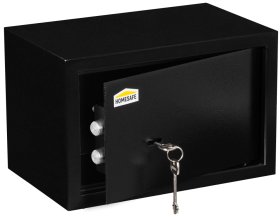 Seifas HOMESAFE HV 15K, sienelės 1,5 mm, matmenys 150x200x170 mm, raktinis