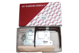 Įleidžiama spyna KURZEMES ZV4-1/2 407Z-35801/22, su rankena, rudos spalvos, be cilindrinio mechanizmo, 55 mm, 31006