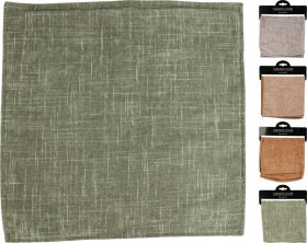 Dekoratyvinių pagavėlių užvalkalas, šenilinio audinio, 4 skirtingos sp., 45 x 45 cm