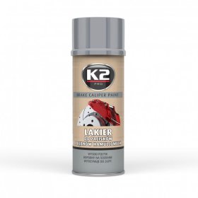 Stabdžių apkabos dažai K2 Caliper, sidabriniai, 400 ml