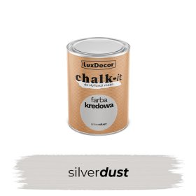 Kreidiniai dažai LUXDECOR Chalk-It, 125 ml, (04) Silver Dust
