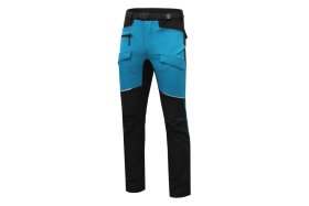 Kelnės HOGERT WORKWEAR Beelitz, 95% poliesteris, 5% elastanas, mėlyna-juoda spalva, M (50) dydis