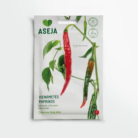 Vienametės paprikos Cayenne long slim, ASEJA, 0,5 g, 20-0269 (C)