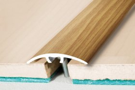 Aliumininė grindų juostelė HESORA H 64 D7, 3.2 x 180 cm, t.ąžuolo spalvos, kilmės šalis ES