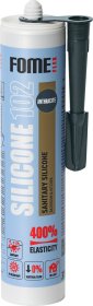 Silikoninis hermetikas FOME FLEX Silicone 102, 310 ml, antracito, sanitarinis