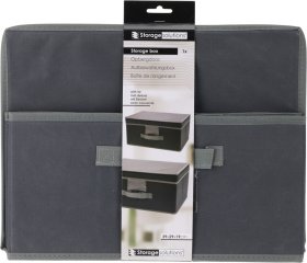 Sulankstoma daiktadėžė, tamsiai pilkos sp., 39 x 29 x 19 cm