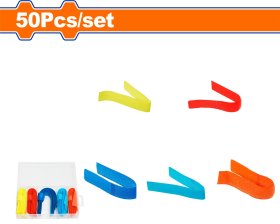 Užsegimo juostų rinkinys WADFOW Wvq1B01, įvairiaspalvės, 20x180 mm, 50 vnt.