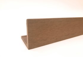 Medienos ir plastiko kompozito kampas apdailai, WPC SY-50L50  Chocolate C01, 50x50x2300mm. 1vnt.-2,3m.