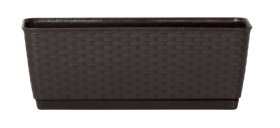 Plastikinis lauko lovelis RATOLLA, su kabliu, 49,2 x 17,2 x 17,4 cm., su kabliu.