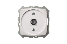 Antenos lizdas LIREGUS Alfa, 1 vietos, įleidžiamas, baltos sp., ITVL-1-01.A/B 