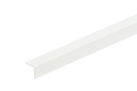 PVC kampinis apdailos profilis CEZAR Nr.101, spl. balta, 20x20x2750 mm, 676338