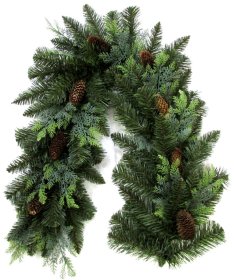 Kalėdų girlianda NOVELLY HOME H033, su kankorėžiais, ilgis 150 cm