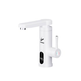 Momentinis vandens šildytuvas CHANGER WhiteWave, su 19cm čiaupu, 3 kW, balta sp., laidas 1,5m, R74-14D