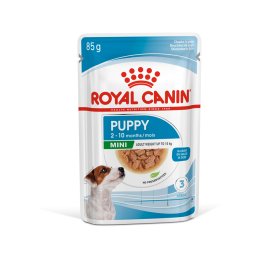 Konservuotas šunų ėdalas ROYAL CANIN, mažų veislių šuniukams (suaugusio svoris nuo 1 iki 10 kg), iki 10 mėnesių amžiaus, 12 vnt x 85 g
