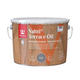 Aliejus terasoms ir lauko baldams TIKKURILA, Valtti Terrace Oil, 9 l, pilkas