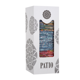 Pagalvėlė kėdei PATIO, įvairių spalvų, 100% poliesteris, 38 x 38 x 8 cm