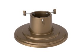 Eglutės stovas "Orbit", skersmuo 10 cm., auksinės sp., laiko eglutę iki 2 m.