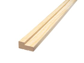 Medžio masyvo durų varčios staktų komplektas MANOEL MARCHETTI, spl. natūrali šakota pušis, matmenys 2100x75x35 mm, 2 vnt., 1000x75x35 mm, 1 vnt.