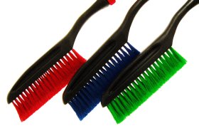 Ledo grandiklis - šepetys BOTTARI, įvairių spalvų, ilgis 58 cm, 32301