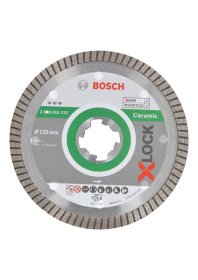 Deimantinis pjovimo diskas BOSCH X-Lock, 125 x 22,23 x 1,4 x 7 mm