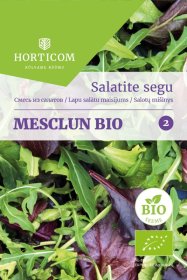 Daržovių sėklos, HORTICOM salotų mišinys Mesclun BIO, 2 g